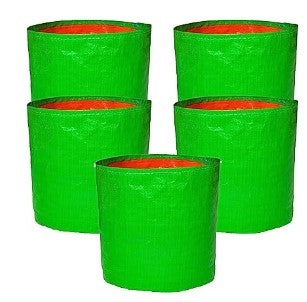 Terrace Gardening Leafy Vegetable Green Grow Bag (15" X 15 ") - (Pack of 5)