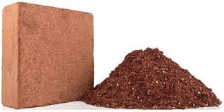 Cocopeat - 5kg Block | Natural Coconut Coir Fibres | Organic Fertilizer for Home Gardening and Potted Plants