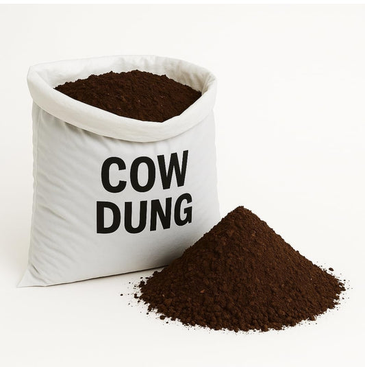 Organic Cow Dung Fertilizer for Indoor and Outdoor Plants, Natural Garden Manure