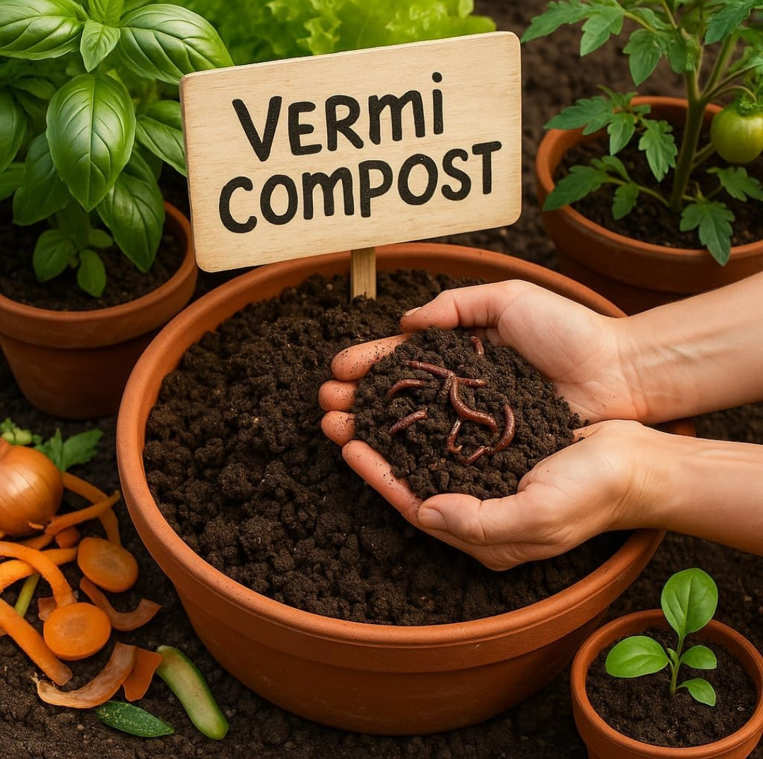 Organic Vermicompost Fertilizer Manure For Plants 5 Kg